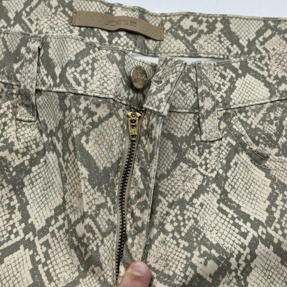 Joe’s Jeans The Lara Size 32 Mid Rise Vesper Cigarette Ankle Snake Print Jeans - Picture 7 of 16